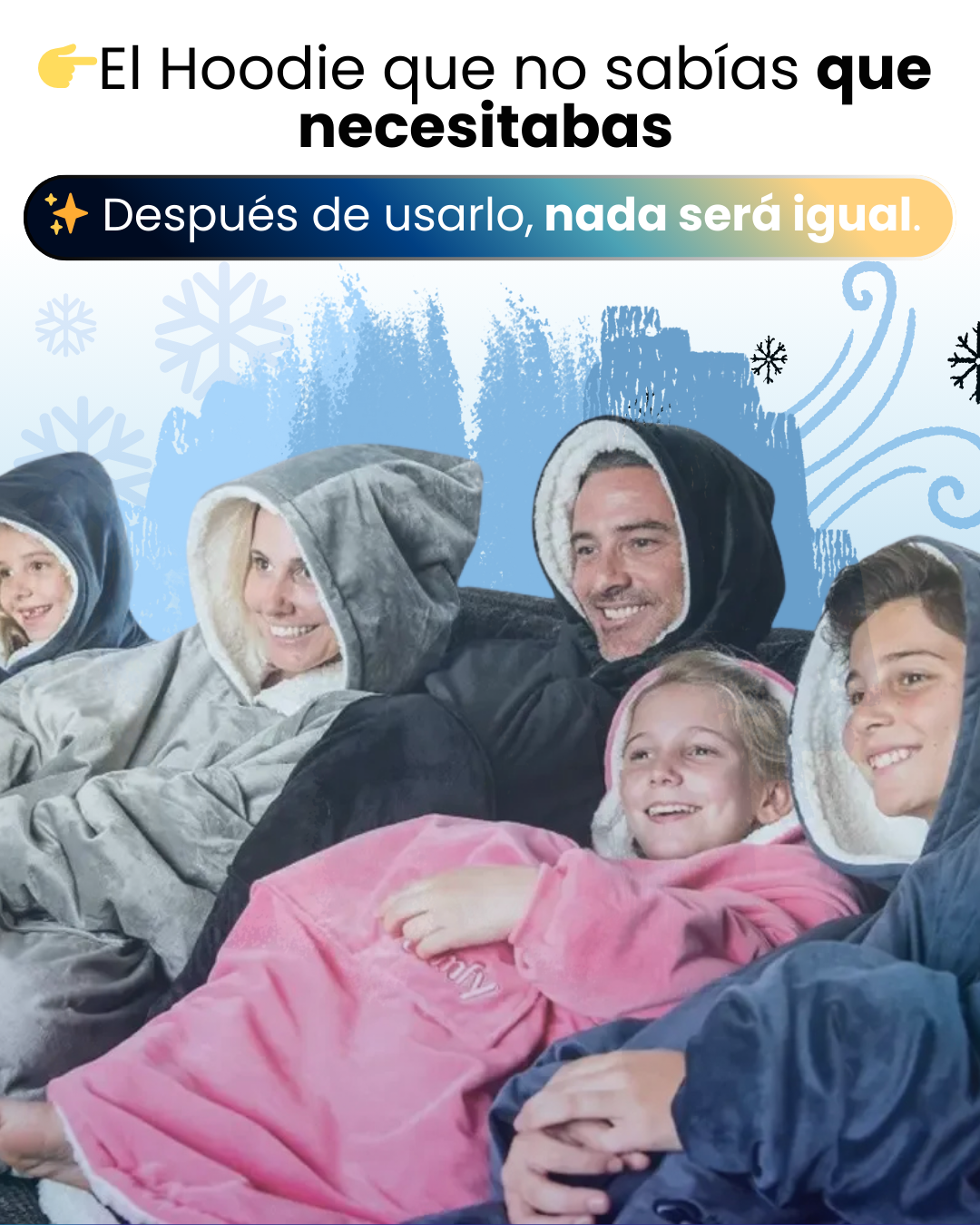 Hoodie Manta Largo