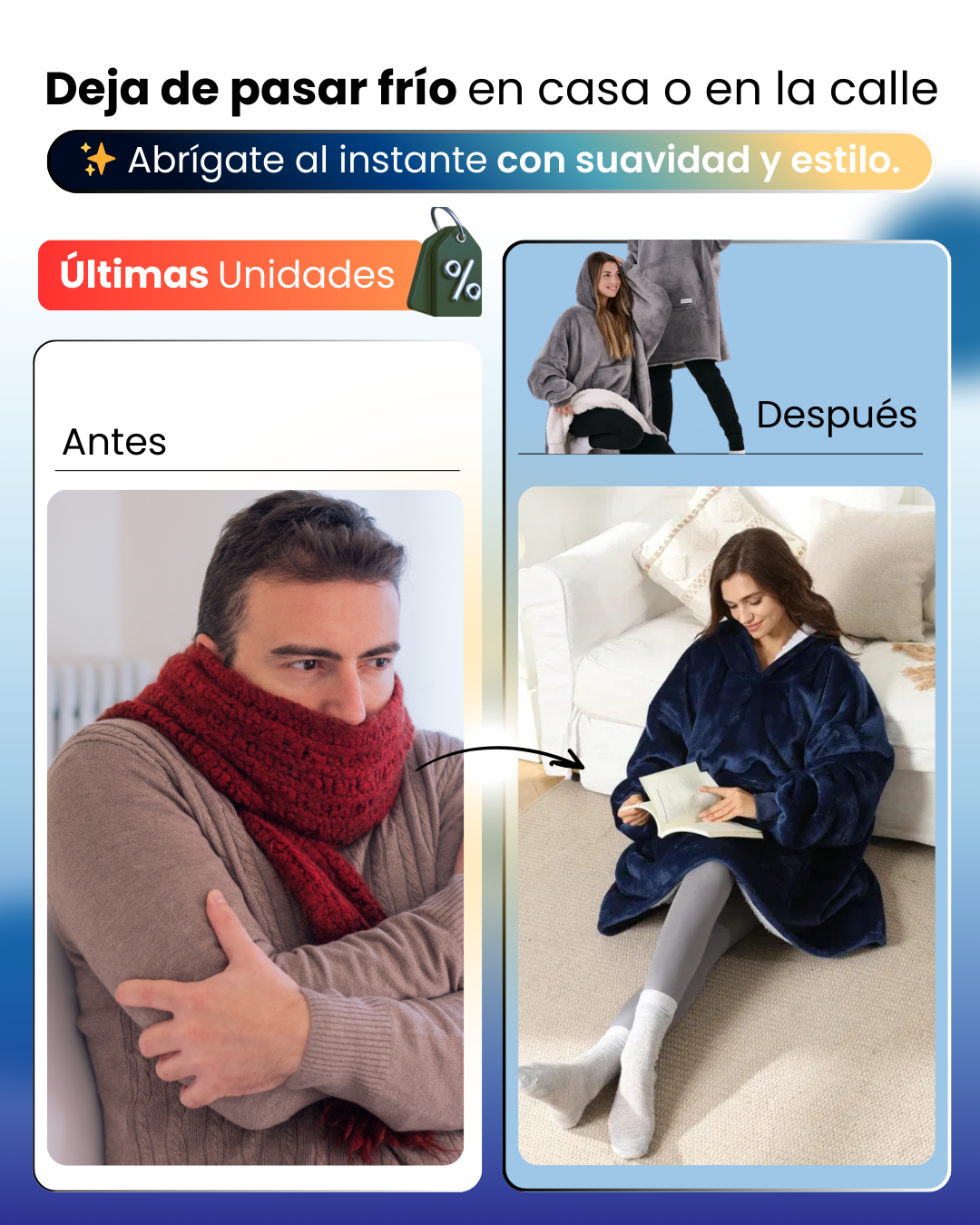Hoodie Manta Largo
