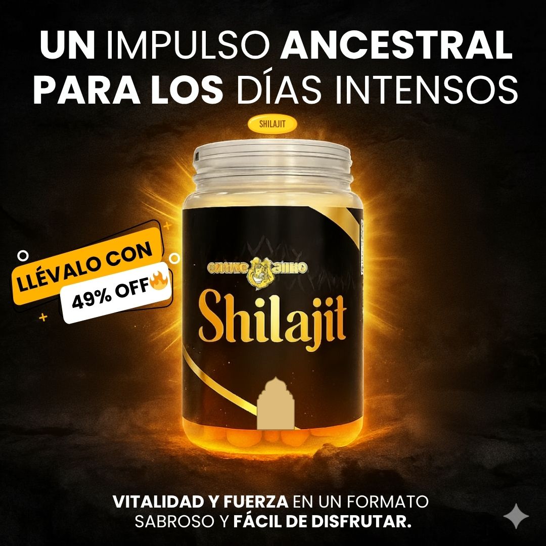 Shilajit Gummies ¡Potencia Tu Rendimiento Físico y Mental! 🧠