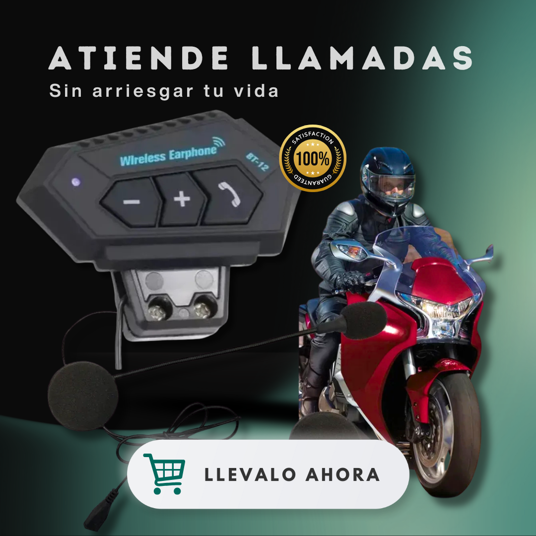 RutaVox ¡Intercomunicador Bluetooth para Casco!