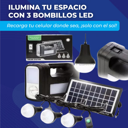 EcoPower Kit – Luz y Energía Donde Sea, Solo con el Sol