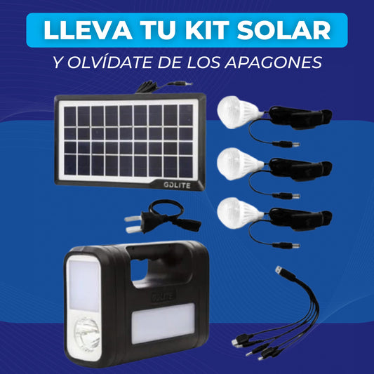EcoPower Kit – Luz y Energía Donde Sea, Solo con el Sol